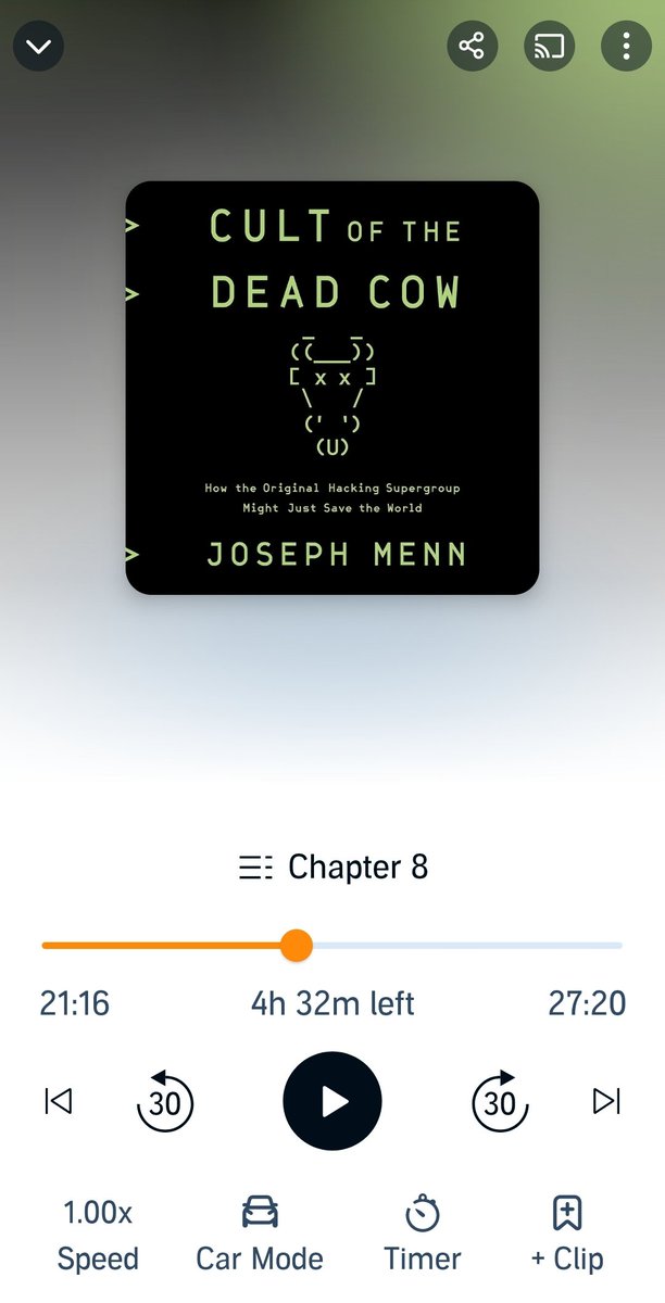 Ian Adams (@neteng_ian) on Twitter photo Long drive from LA to <a href="/defcon/">DEF CON</a>, but I got a chance to reread (have read to me) a great book. At least the first half. 
Spoiler alert: The butler did it. Long drive from LA to <a href="/defcon/">DEF CON</a>, but I got a chance to reread (have read to me) a great book. At least the first half. 
Spoiler alert: The butler did it.
