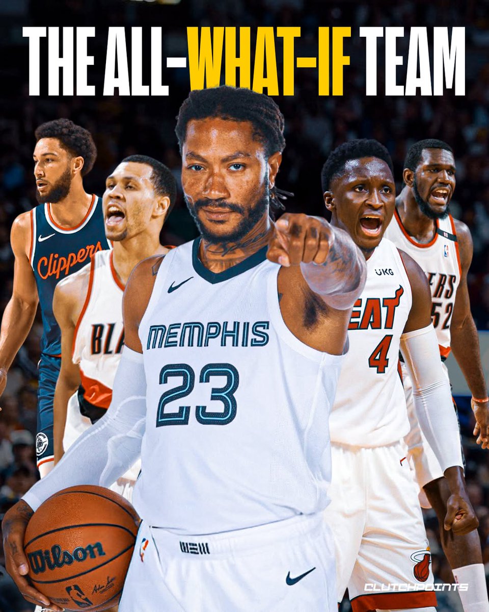The NBA’s ultimate “what could’ve been” squad 🧠💔

Injuries, timing, and circumstance held them back… but their peaks could’ve had the superstar potential written over them.

🏀 Derrick Rose – Youngest MVP ever, electric beyond belief.
🏀 Brandon Roy – Smooth, clutch, and built