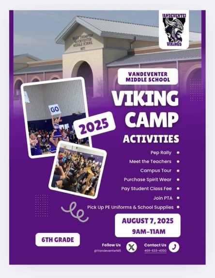 See you tomorrow, Vikings!