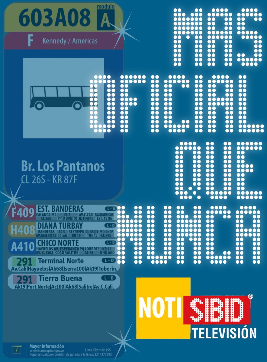 DanGamer2007's tweet photo. 💛 Espera muy pronto la 10° Edición de NotiSIBID Televisión ❤️ #MasOficialQueNunca
#TransCapital #BogotáSIBIDBus https://t.co/hFaIYcdR0D