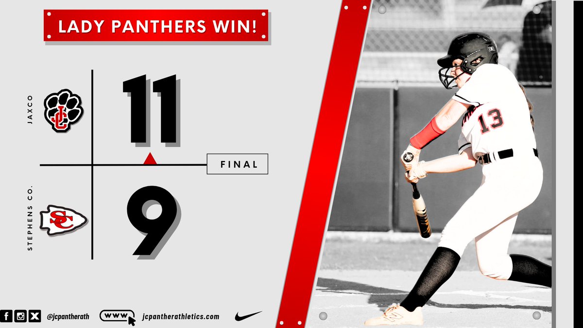Lady Panther Softball starts the 2025-26 Athletic year off with a WIN!  #ProudtobeJC
