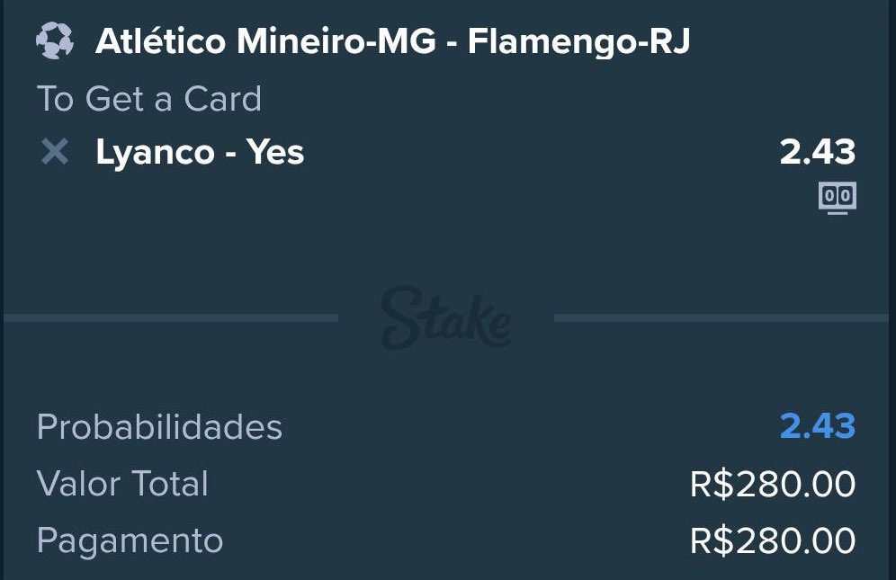 The Smart Bettor (@thesmartbettor) on Twitter photo Olá <a href="/Stake/">Stake.com</a>, por favor oriente o pessoal incompetente da sua filial brasileira <a href="/StakeBrasil/">Stake Brasil 🇧🇷</a> que eles não podem anular as seleções depois que o jogo foi iniciado.
<a href="/MinFazenda/">Ministério da Fazenda</a> tá liberado casa regulamentada agir de má fé contra os apostadores??? Olá <a href="/Stake/">Stake.com</a>, por favor oriente o pessoal incompetente da sua filial brasileira <a href="/StakeBrasil/">Stake Brasil 🇧🇷</a> que eles não podem anular as seleções depois que o jogo foi iniciado.
<a href="/MinFazenda/">Ministério da Fazenda</a> tá liberado casa regulamentada agir de má fé contra os apostadores???