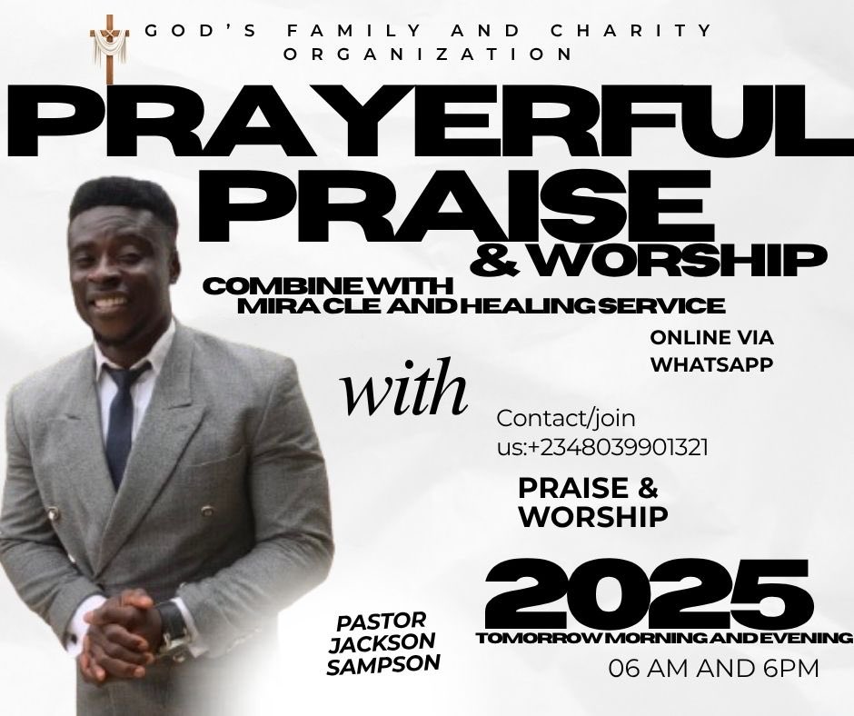 Gen22:5 worship God with Adoration and regard, not minding if it’s right or wrong.this Morning by 6am because God is ready for Us, Miracles and healing services under our Praise and worship concert 🎶, come and you will surely see God. chat.whatsapp.com/EnQjaHmp7SF37y…