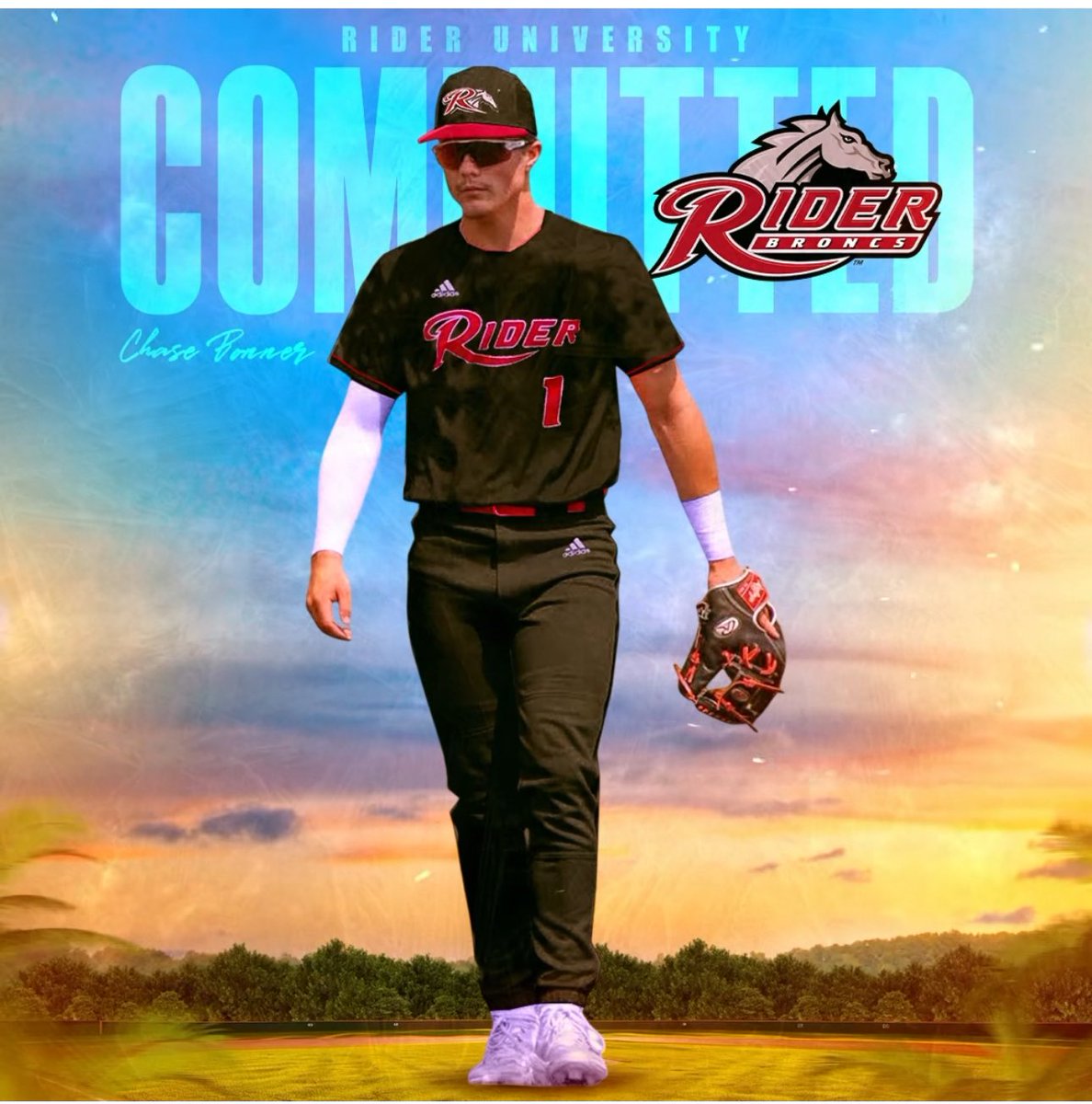 Congratulations to @chasebonner26 on his recent commitment to Rider University! Chase will be playing for Coach Lipinski &amp; the Broncs as they compete for a MAAC Championship! Good luck to Chase &amp; his family at Rider! @baseballuteams @baseball_u_pa_philly 

#UFAM