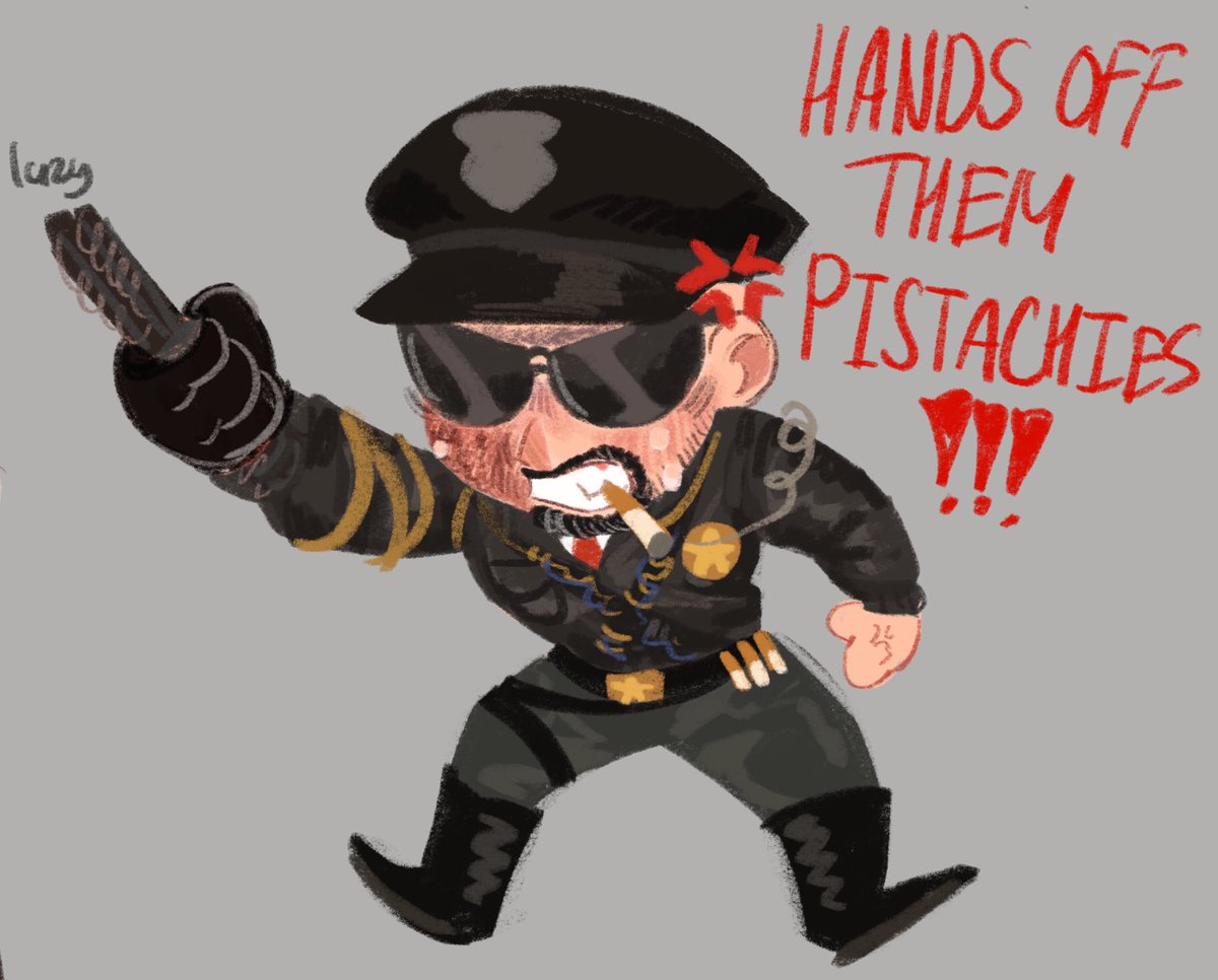 feeding him pistachios feels like a dog being fed with the same food everyday