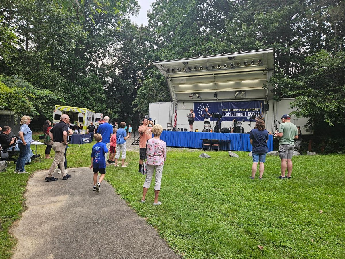 Appreciated the chance to say thank you to Fairfax's first responders during yesterday's National Night Out.