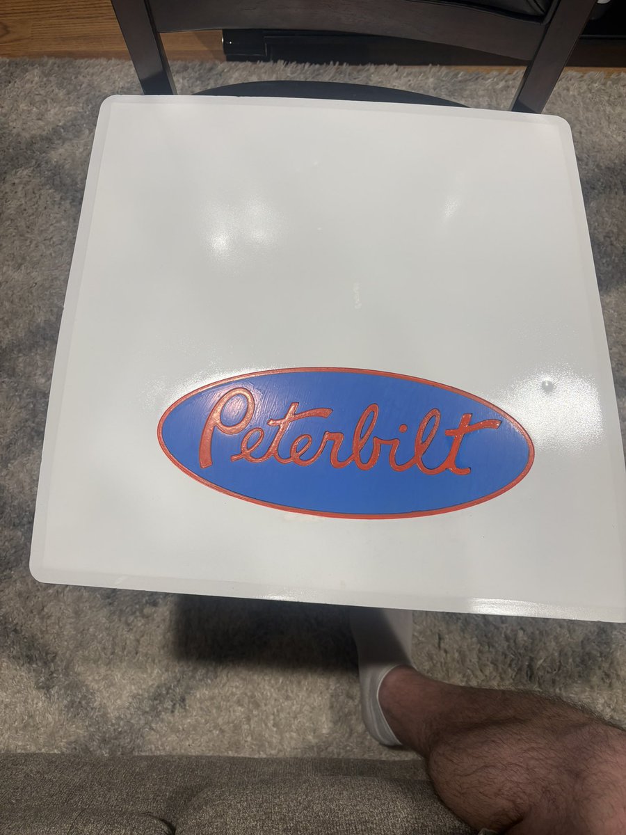 Truck show floor mats are almost done