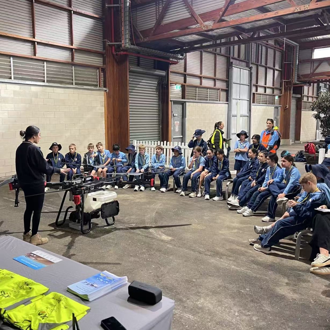 XAGAustralia's tweet photo. Had a great time at RAS Farm Days! 🌾👨‍🌾 Loved sharing our latest ag tech with curious young minds — the future of farming is smart, exciting &amp; for everyone!

#XAGAustralia #AgTech #RASFarmDays #FutureFarmers #AgForEveryone https://t.co/6gMUxt3R9A