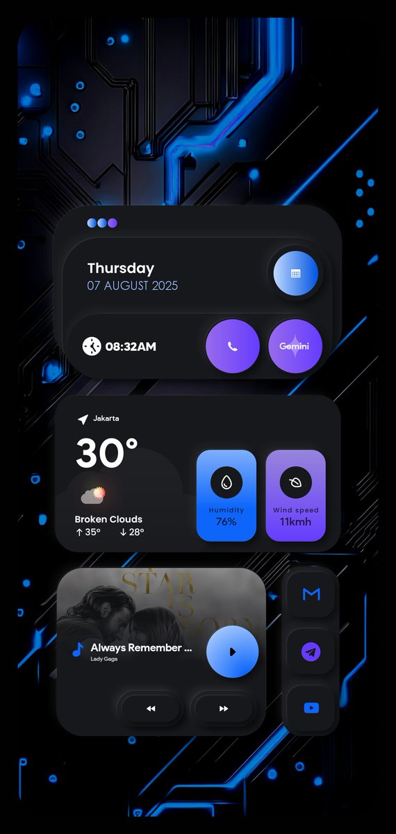 ELESHA (@intergraf22) on Twitter photo .
๐น THURSDAY. 07082025.
๐น WIDGET MORPH PRO KWGT
<a href="/DroidDecor/">Droid Decor</a> <a href="/Riteshk021/">Ritesh.k21</a>
๐น WALL
<a href="/X/">X</a>
๐น H2I TEMPLATE
<a href="/pashapuma1/">PashaPuma Design Team</a>
. .
๐น THURSDAY. 07082025.
๐น WIDGET MORPH PRO KWGT
<a href="/DroidDecor/">Droid Decor</a> <a href="/Riteshk021/">Ritesh.k21</a>
๐น WALL
<a href="/X/">X</a>
๐น H2I TEMPLATE
<a href="/pashapuma1/">PashaPuma Design Team</a>
.