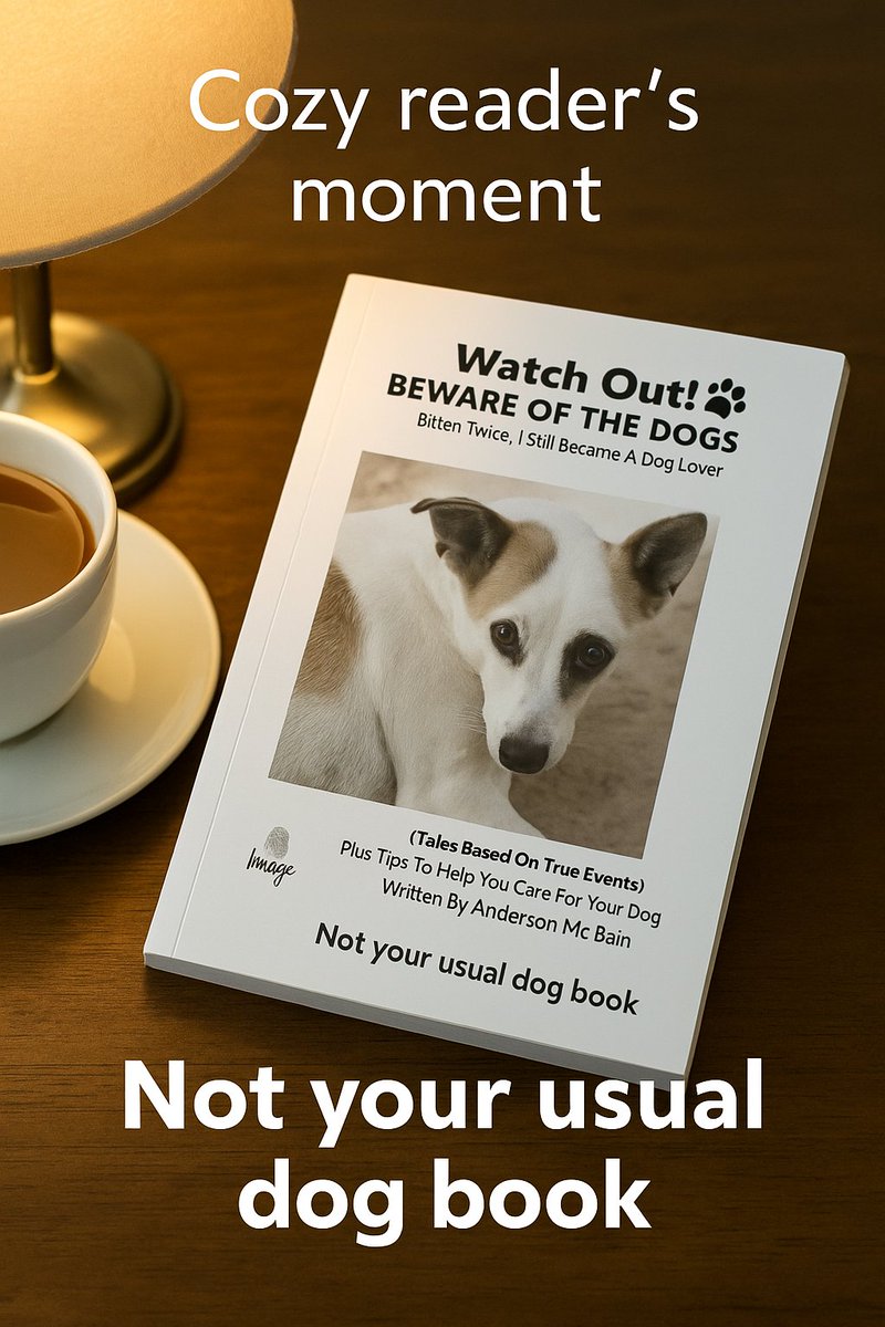 imagefingerprin's tweet photo. Not your usual dog book. 

#DogLovers #RescueDogStory #DogMemoir #TrueDogStories 
#DogBook #BookstagramDogs
#PetCareTips #TalesOfDogs 🧡 #emotionalrelatablenonfiction 
#Bittentwice #SecondChances #lovedogsanyway #TrueStories #AnimalLove #DogsAreFamily
#HealingThroughPets https://t.co/WPhtDapGaG