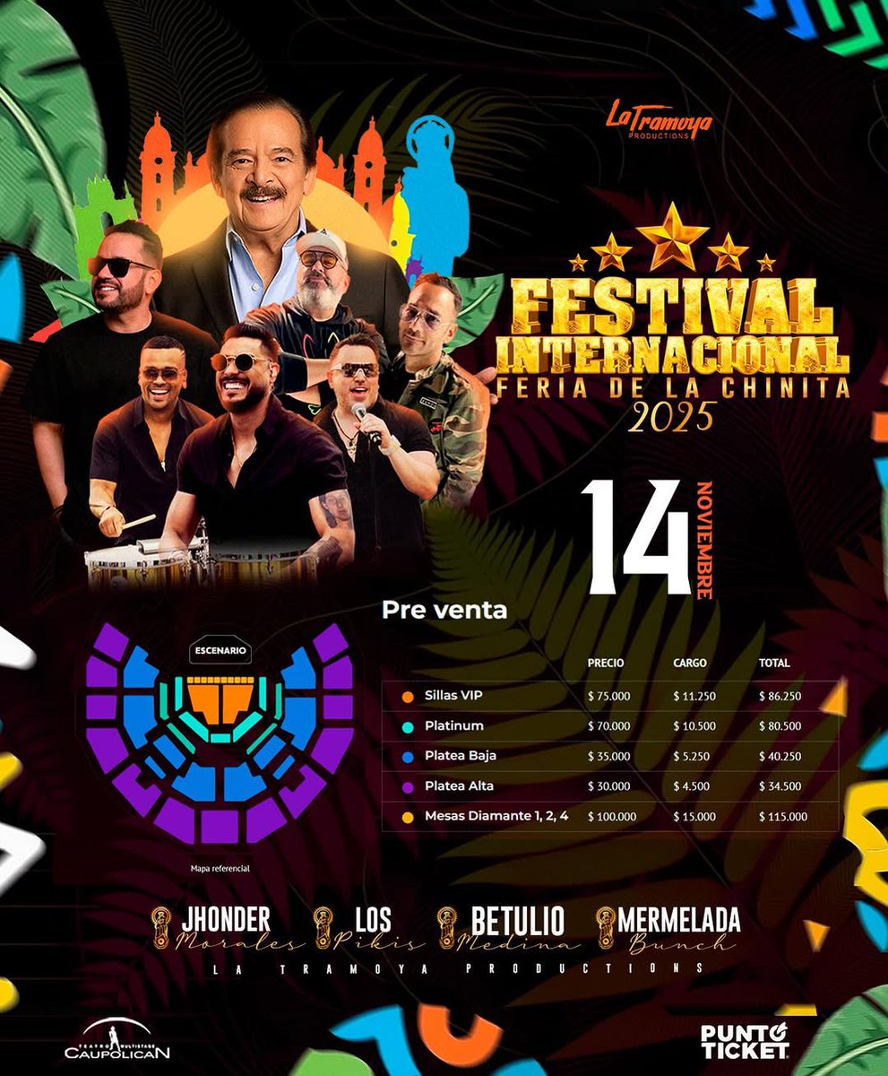 Se acabó la espera 🇨🇱

Festival Internacional Feria de La Chinita Chile 2025 ⭐️ 

🗓️Fecha : Viernes 14 Nov 
📌Lugar : Teatro Caupolicán 
📍Dirección : San Diego 850 

+info: bit.ly/MBferiaCL 

#mermeladabunch #santiago #chile
