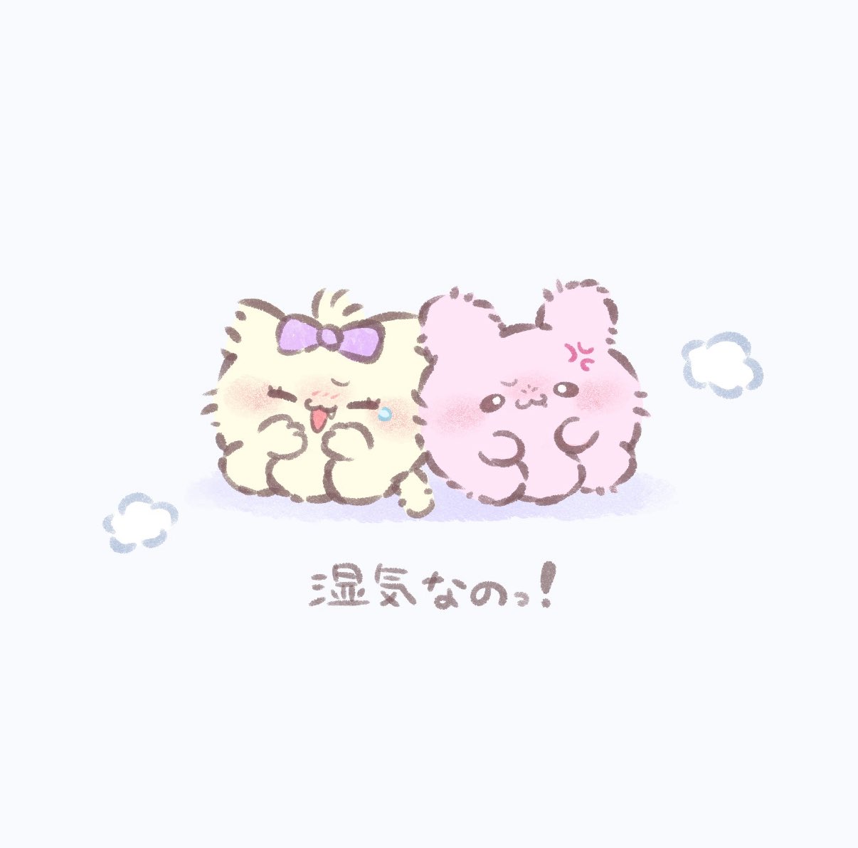 【Moir】らぶいーず 上下セット すもっぴ ぴょんちー L Mホワイト SNS総フォロワー数140万人超えの大人気キャラクター「らぶいーず