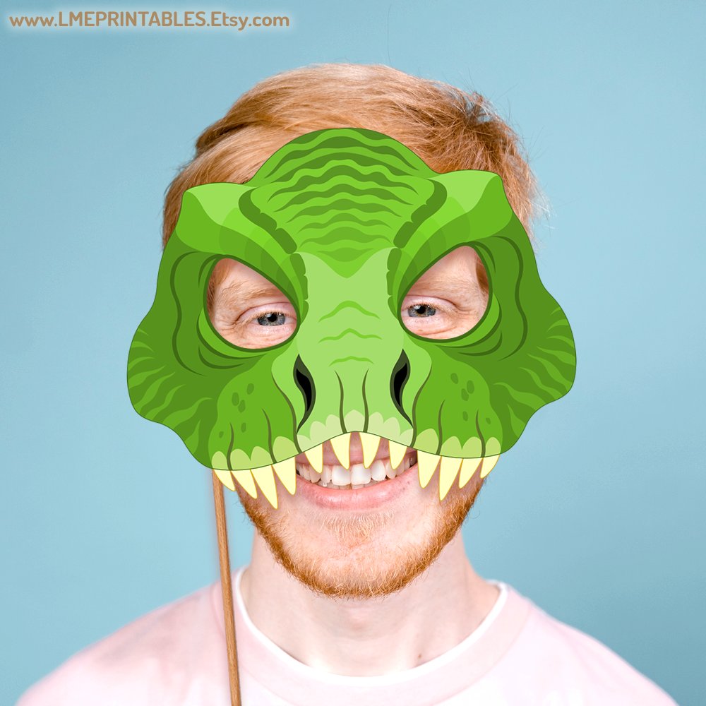 lmeprintables's tweet photo. T-Rex Mask Printable Dinosaur Costume Dino Party Prehistoric Animal Velociraptor Carnival Halloween Dragon Paper Favor Photo Booth Kid Adult https://t.co/TOS7vOB1ft via @Etsy #trexmask #dinopartytheme #birthdayideasforkids #animalmasksforkids #dinophotobooth #dinopapercrafts #diy https://t.co/aRou3A0C2G
