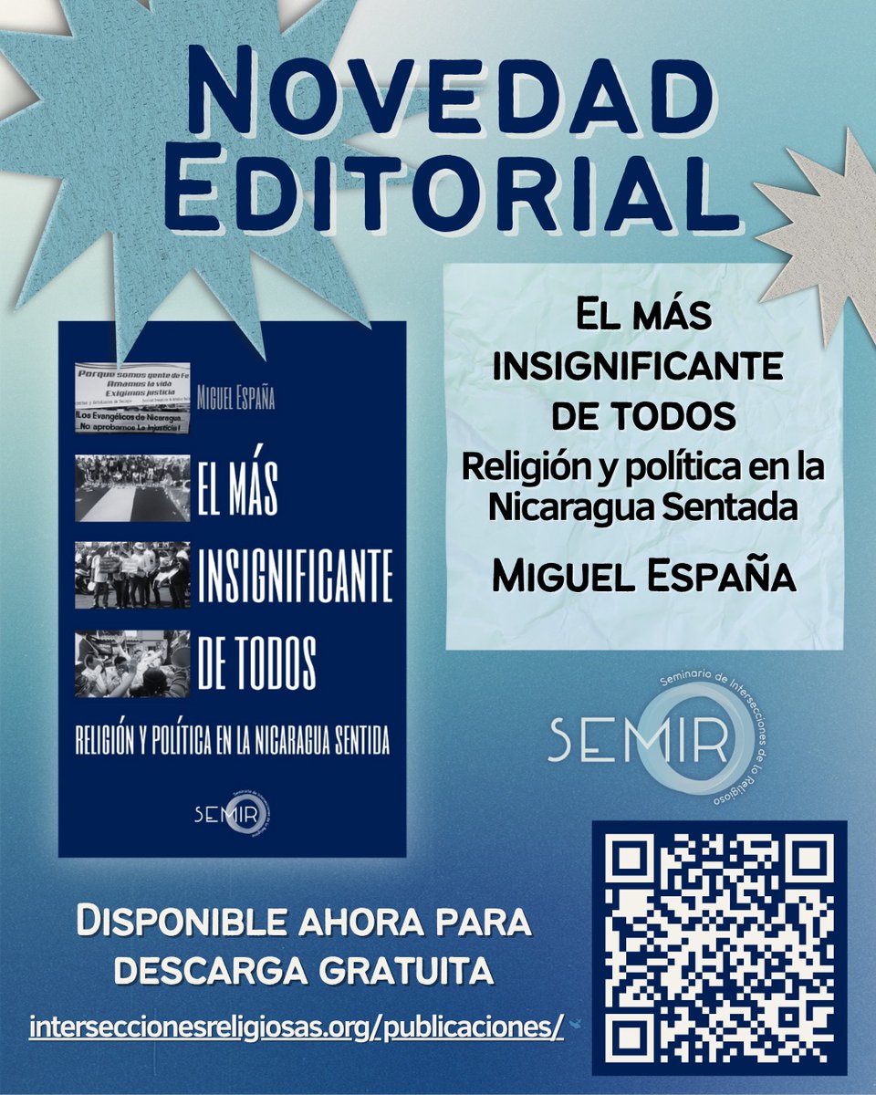 Seminario de Intersecciones de lo Religioso -SEMIR tweet media