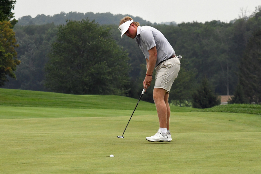 GAP Golf (@gaofphilly) on Twitter photo A pair of young guns lead after Round 1 of the 123th Joseph H. Patterson Cup presented by <a href="/ProvidentBank/">Provident Bank</a> at Waynesborough Country Club.🏆
Peyton Mussina of Williamsport Country Club and Hunter Stetson of Aronimink Golf Club matched with rounds of 68.
Round 2 tee times begin A pair of young guns lead after Round 1 of the 123th Joseph H. Patterson Cup presented by <a href="/ProvidentBank/">Provident Bank</a> at Waynesborough Country Club.🏆
Peyton Mussina of Williamsport Country Club and Hunter Stetson of Aronimink Golf Club matched with rounds of 68.
Round 2 tee times begin