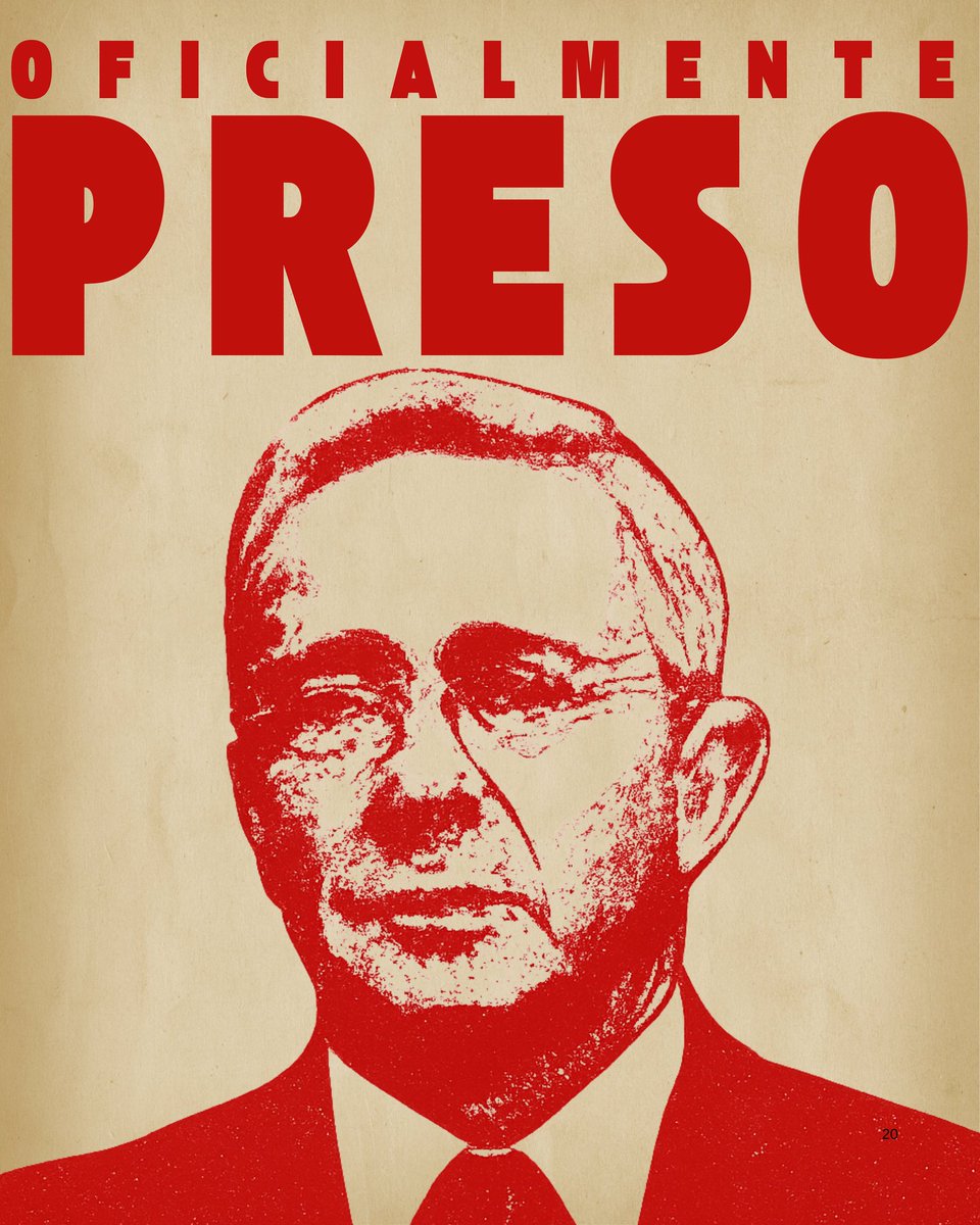 Oficialmente preso Álvaro Uribe.