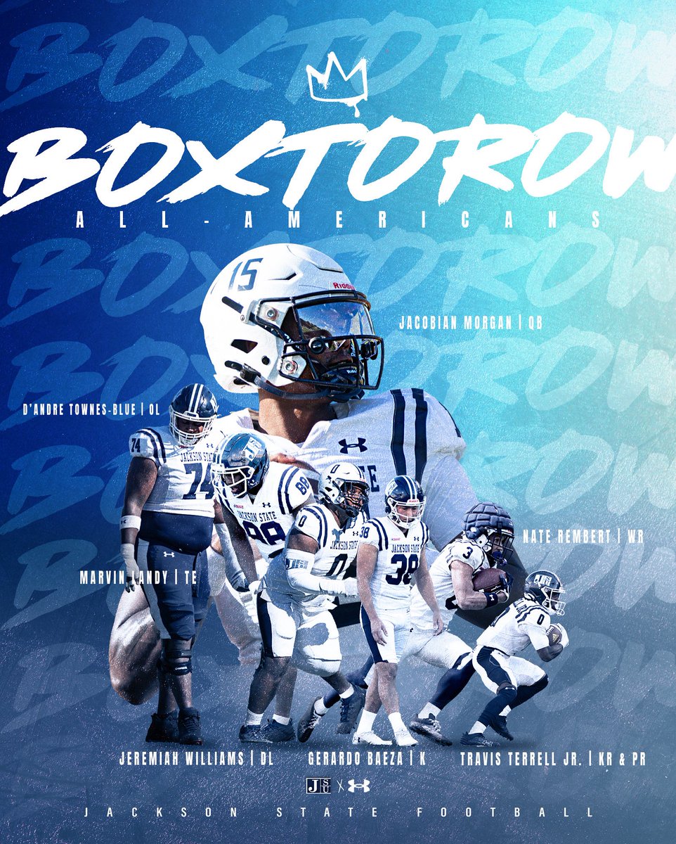 Jackson State Football (@gojsutigersfb) on Twitter photo Seven Tigers selected to HBCU Preseason All-America Team presented by <a href="/boxtorow/">BOXTOROW MEDIA</a> ๐ฅ๐ฅ๐ฅ
#GuardTheeYard #TheeILove Seven Tigers selected to HBCU Preseason All-America Team presented by <a href="/boxtorow/">BOXTOROW MEDIA</a> ๐ฅ๐ฅ๐ฅ
#GuardTheeYard #TheeILove