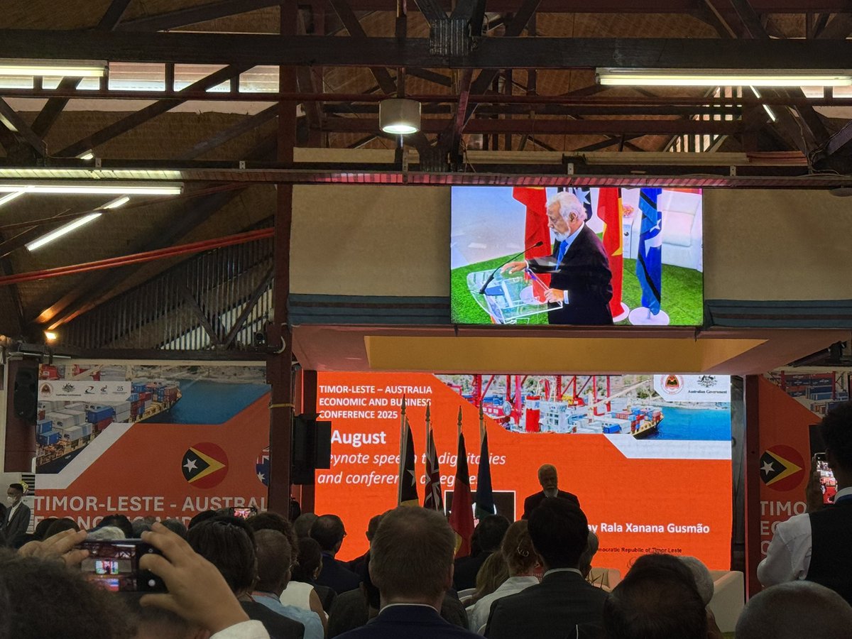 @ #TLAUCON2025 . Hope this conference and every other opportunity brings more prosperity, growth and success for Timor-Leste #economy , every small and medium business enterprises and every Timorese 🇹🇱 

#Jobs #PrivateSector