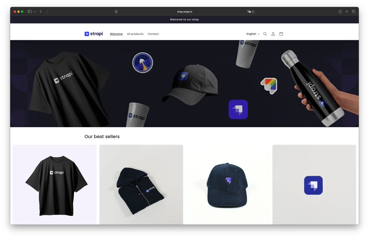 Today is Strapi SWAG day! 🎉

Use this code to get $50 of free goodies: shop.strapi.io/discount/AUGUS…

Limited to the first 20 people using 👟