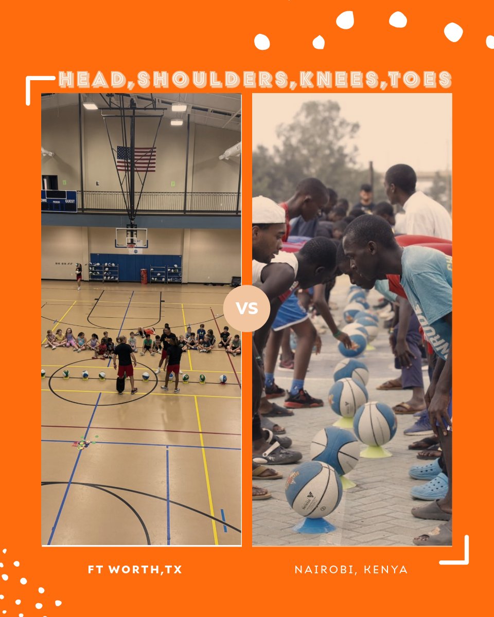 inthoopsforhope's tweet photo. Now this is cool. Hoops For Hope with camps in Fort Worth and Nairobi Kenya at the same time. They may not be doing head, shoulders, knees, and toes at the same time, but still pretty cool. https://t.co/AdcGBHc941