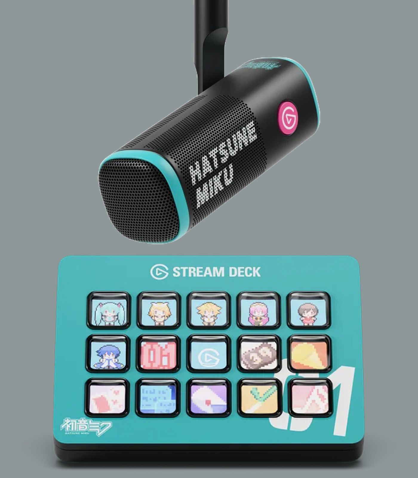 初音ミク stream deck elgato Elgato and Miku Hatsune collaborated to produce four