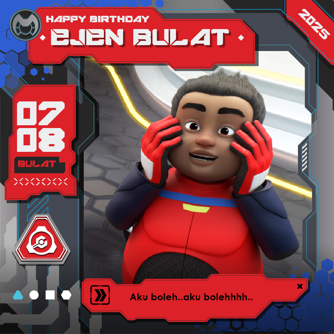 Happy Birthday Ejen Bulat‼️ 🎉🎂
Nanti Ali belanja makan dekat Mamak Maju oke! 🤩
Ali pun ada skill main Rubiks juga, nanti kita lawan siapa laju~🤭
#ejenali #ejenbulat #eatm2 #birthdayVoiceActor