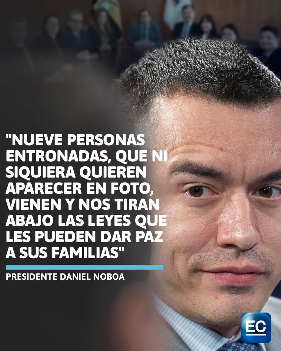 Se supone que el presidente debería ser el primero en respetar la institucionalidad...pero no