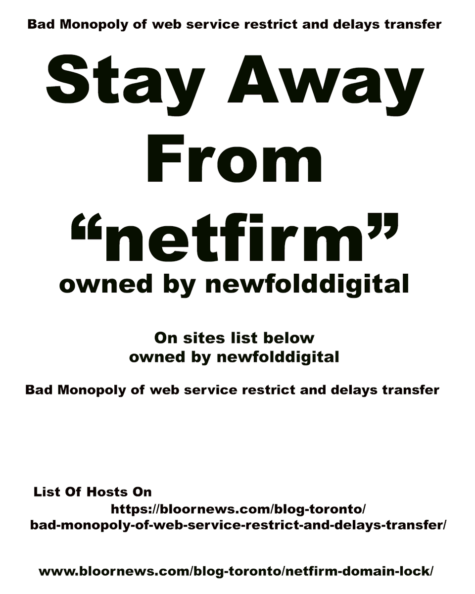 Wireless_Debit's tweet photo. Stay Away
From
“netfirm” owned by newfolddigital
#BadHosting
#HostingFail
#WorstHosting
#TerribleHostingService
#HostingScam
#AvoidThisHost
#ZeroUptime
#newfolddigital
Saravjot of Netfirm
On sites list below owned by newfolddigital
https://t.co/FlajmCKm3p

https://t.co/Fc3wVNo3zl https://t.co/HIwdSKK2fX