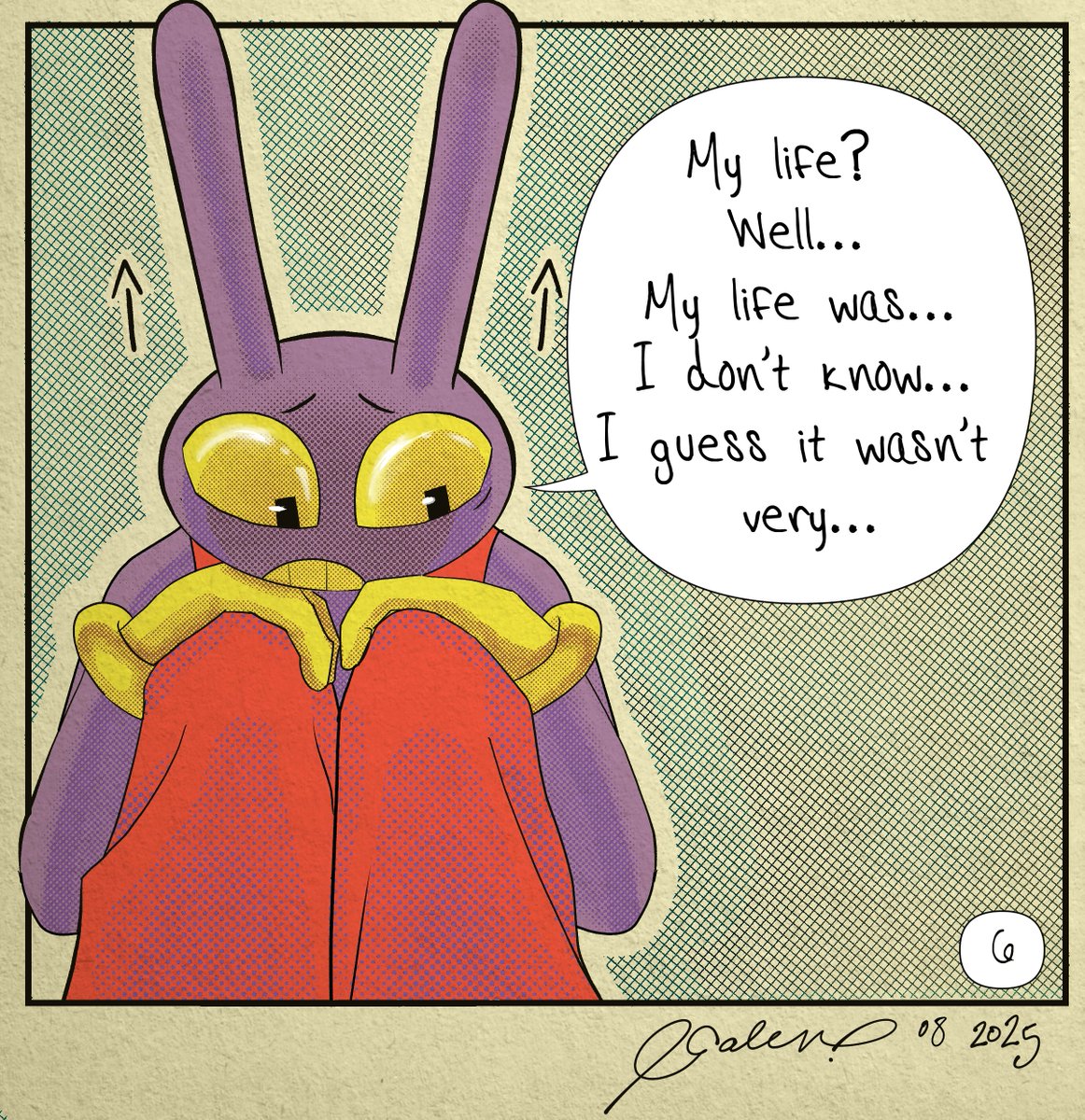 GALEV_'s tweet photo. Hi, everyone! I want to share with you the continuation of my #Ribbit and #Jax #Fancomic from #TheAmazingDigitalCircus — Panels 5 and 6.

✨Panels 3 and 4 are here 👉👉https://t.co/uxCbKCNMJV
Hope you’re enjoying where I’m taking this  🐰🎪🐸

#TADC #TADCJax #TADCFanart https://t.co/dF5o0Dd4Wn
