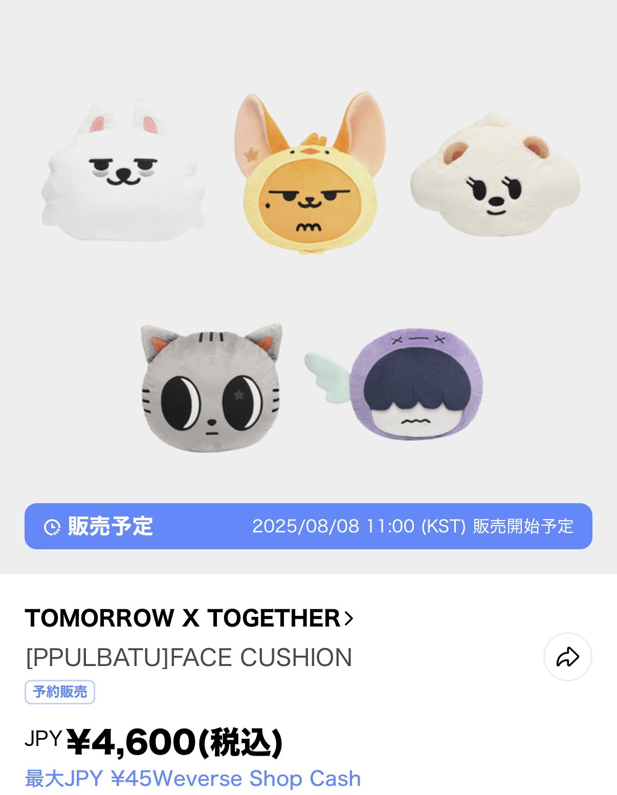 TOMORROW X TOGETHER TXT ファンチュン クッション 2025年最新】ファンチュン クッションの人気アイテム - メルカリ