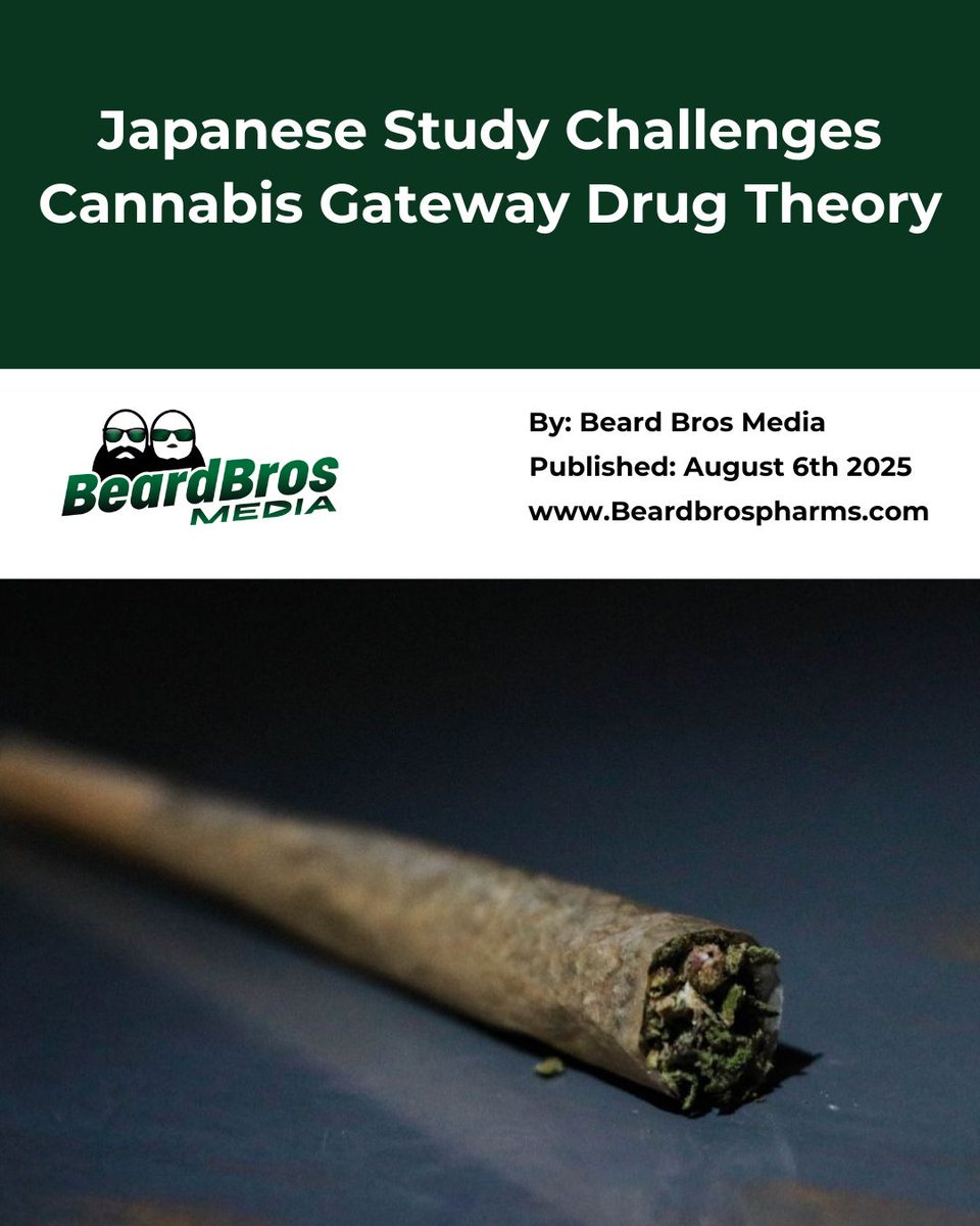 BeardBrosPharms's tweet image. New study from JAPAN just blew up the “gateway drug” myth. 🚫
 
👀 3,900 cannabis users
🥇 Most started w/ alcohol or tobacco
📉 Odds of trying harder drugs after weed? Almost zero.
 
The science is in. Prohibition is the real gateway.
#CannabisFacts #DrugPolicy #BeardBrosMedia