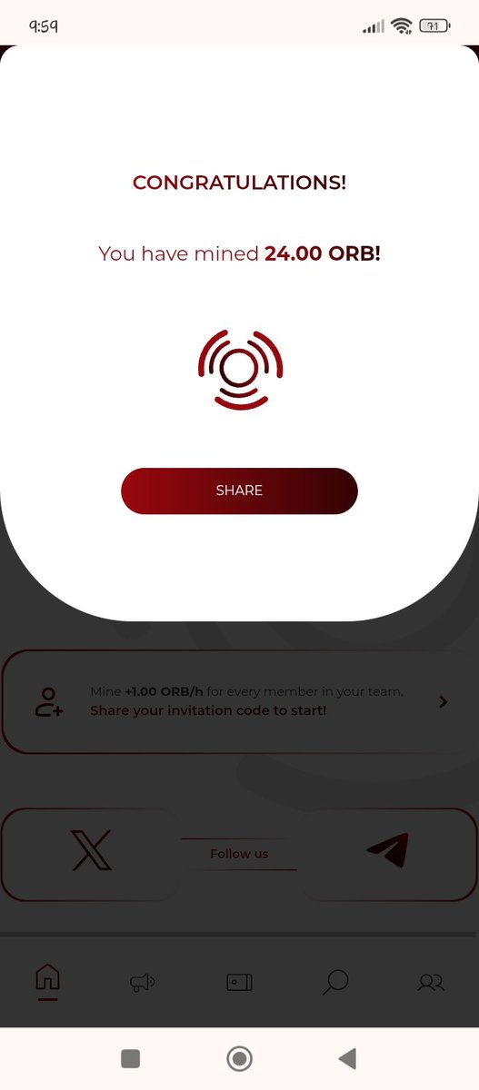 📌 𝙉𝙀𝙒 𝙇𝘼𝙔𝙀𝙍 𝟭 𝙈𝙊𝘽𝙄𝙇𝙀 𝘽𝙇𝙊𝘾𝙆𝘾𝙃𝘼𝙄𝙉 𝙇𝘼𝙐𝙉𝘾𝙃! 

Just launched July 28, 2025 📆
24-hour mining⛏️| Only 20M Total Supply!

🚀 Might be the next $BTC
• 75% for Community Mining
• Mainnet being built 🔥
📍Start mining now

orbchain.org