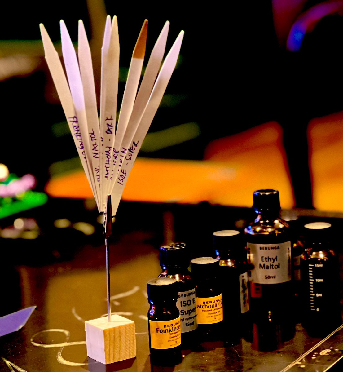 Taking a crack at making my own #Fragrance … quite promising 😆😅