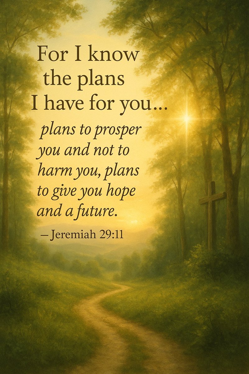 Hyttrolly's tweet photo. For I know the plans I have for you... plans to prosper you and not to harm you, plans to give you hope and a future. — Jeremiah 29:11  https://t.co/poggzJtJ9R 20%Off code: BCQSIY9Z   #Jesus #God #Bible #Christian #DailyVerse #BibleStudy https://t.co/z1bZ1Dr1sT