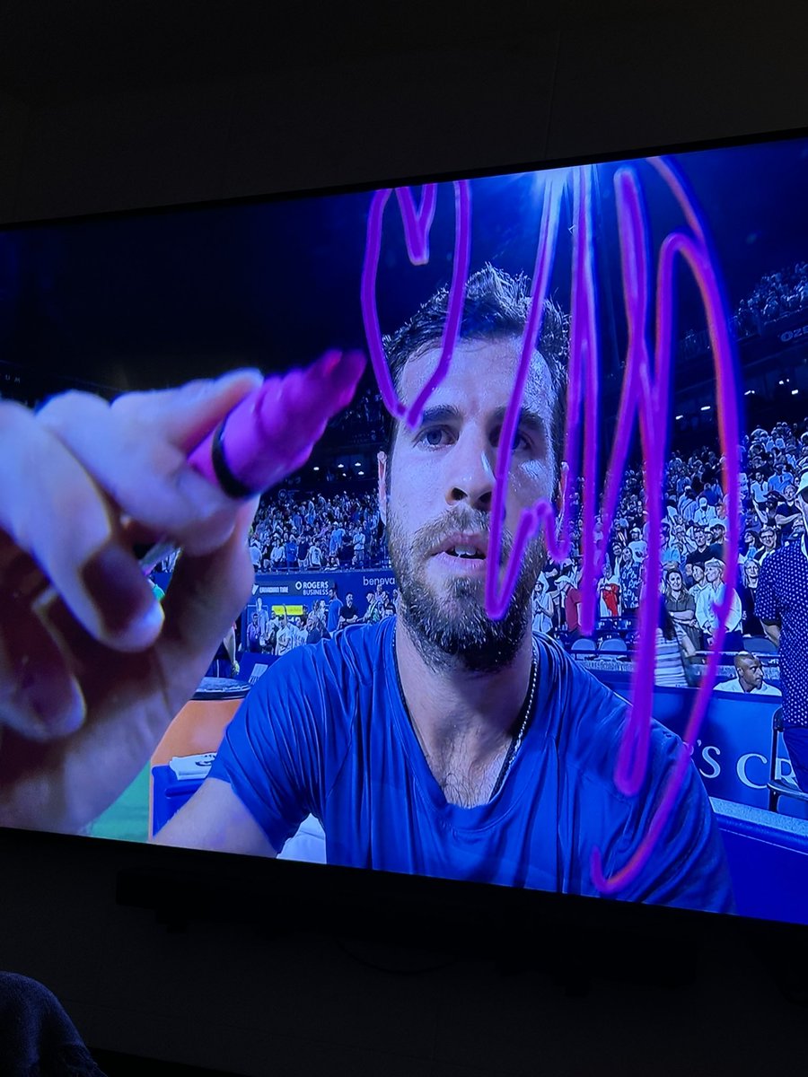 RPdarling3's tweet photo. Bravo! Abrees! Congratulations @karenkhachanov You made it to the finals! #Khachanov #tennis #TennisCanada #TorontoATP #Toronto ❤️💙🧡 https://t.co/uO0yLQ2pNy