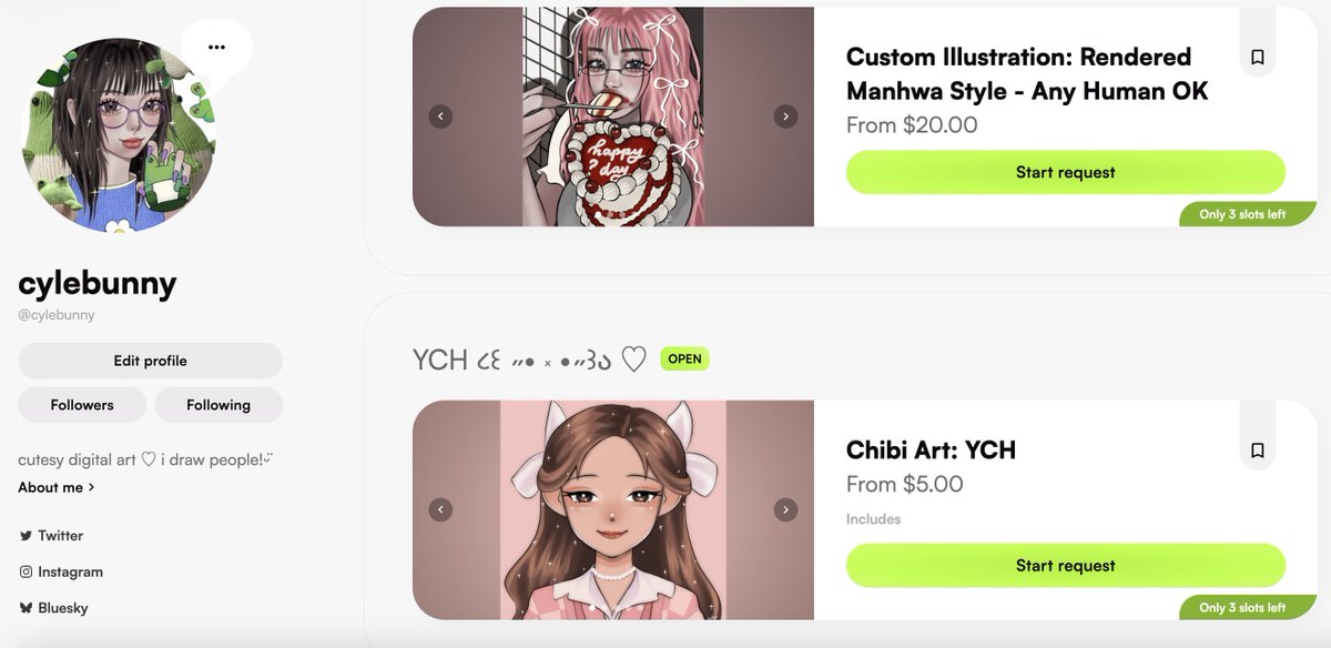 #VGenComm SALE 🫡✨ 

ongoing sale to support my uni tuition !!! pls pls let me draw for you 🥹