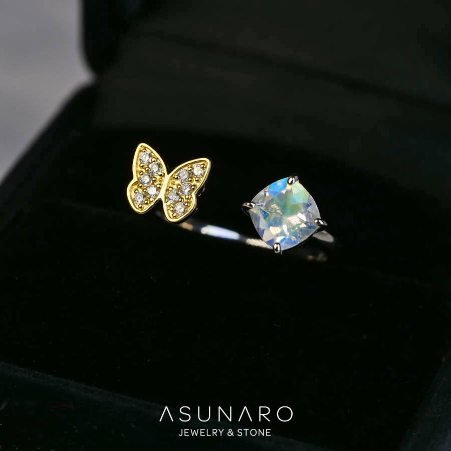 じゅんさくら★アンデシンラブラドライト★リングオーダー じゅんさくら様専用☆アンデシンラブラドライト☆リングオーダー
