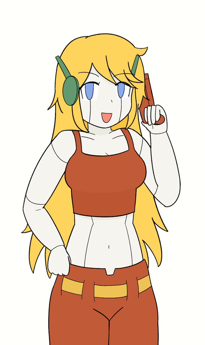 Sirius_Arter's tweet photo. Curly Brace from Cave Story https://t.co/g3hTy4XLZS