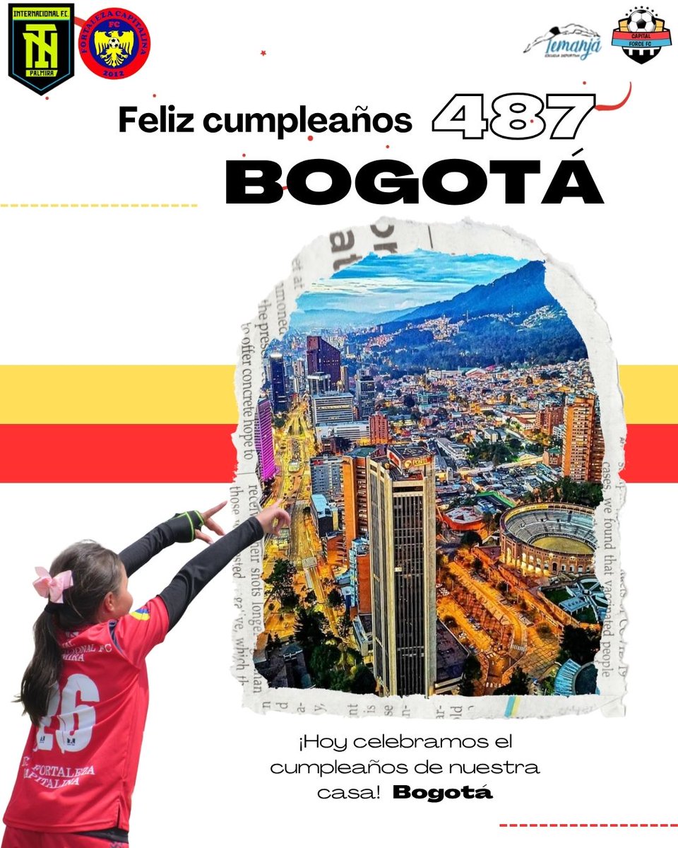 FortCapitalina's tweet photo. 💛 FELICES 487 AÑOS TE DESEA FORTALEZA INTERNACIONAL ❤️ https://t.co/9NwBpxj6As
