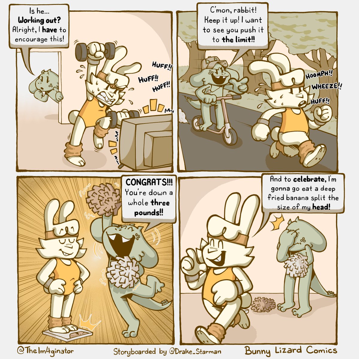 might even follow up with a cheesecake!
#bunnylizardcomics