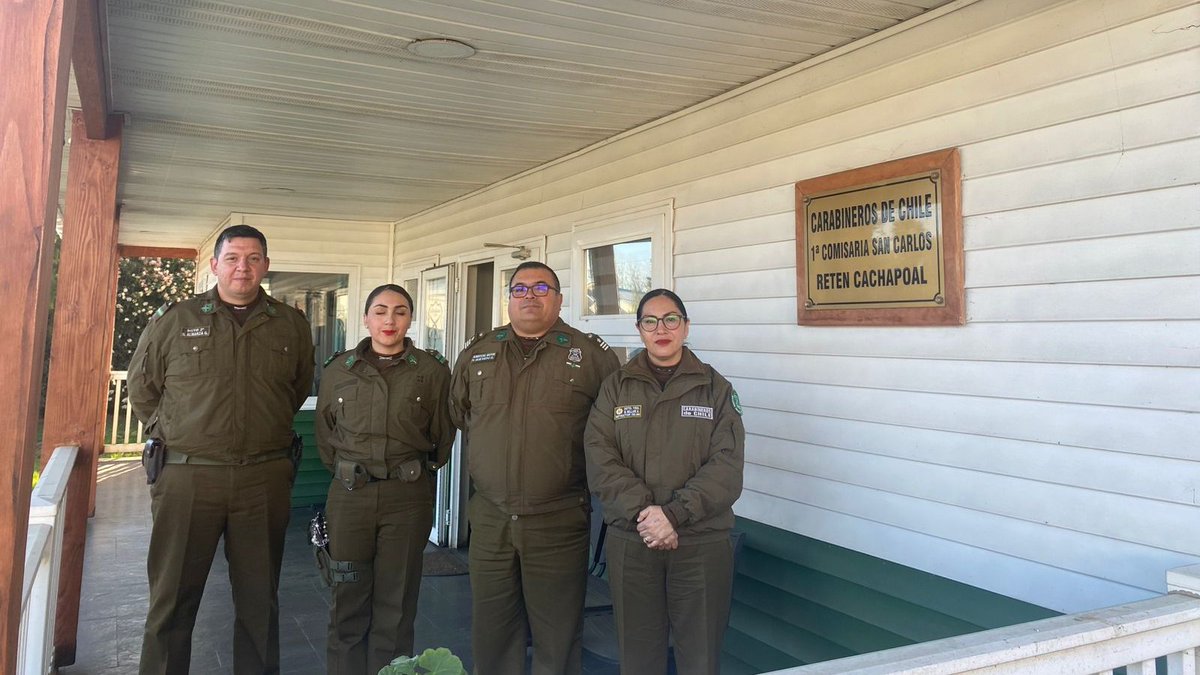 Capacitación en DD.HH. y uso de protección para Carabineros del retén Cachapoal radiocontigo.cl/capacitacion-e…