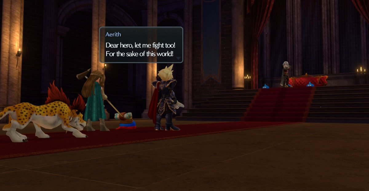 How many times does Aerith have to call Cloud HER hero for it to clock for shippers that FF7 is Cloud and Aerith's story???