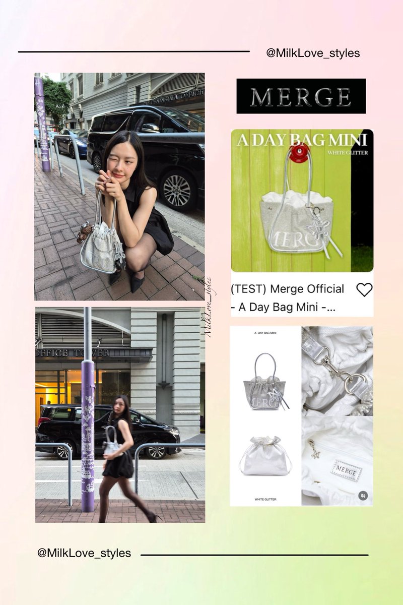 MilkLove_styles's tweet photo. Milk Pansa for ‘merge official’ (27022025 IG Post). Details: 
- A DAY BAG MINI (White Glitter)

#TheEditBox #MergeYourWhen #MergeFriends #MergeADayBag #ADayBagMini 

#MilkPansa #มิ้ลค์พรรษา #mimiv #GMMTV #MilkLove  #MilkLove_styles https://t.co/HRahACsFEZ