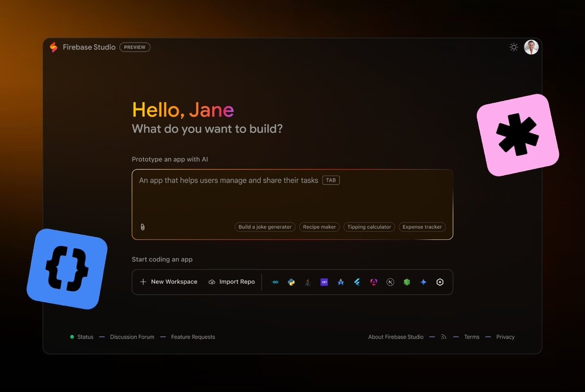 MindWithMachine's tweet photo. 🔊 Software Engineers: 100-page resumes is terrible but a 100-page personal website?

🔥 With free AI tools like Firebase Studio, you can: – Describe what you want in plain English
– Get a full-stack modern website in <10 min
– Own 100% of the source code
– Deploy with one click
– Customize anytime on your terms
- Configure custom domain later

💡 AI tools won’t stay free forever.
Grab your tailored codebase now and commit it to your GitHub.

Your future self will thank you.

#WebDev #FirebaseStudio #AItools #DevTips #PersonalBranding