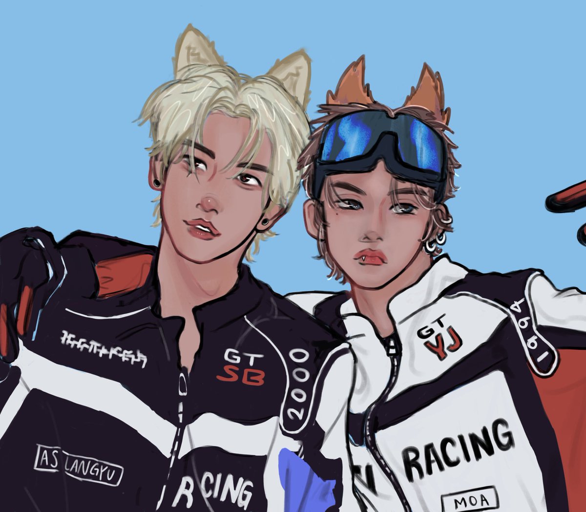 aslangyu's tweet photo. Yeonbin!๐บ๐ฆ
Couldnโt stop thinking about this picture so I had to draw them + ears ofc ~ ๐ซข
#yeonjun #soobin #์ฐ์ค #์๋น #txt #txtart #txtfanart https://t.co/kdRlRj9MEd
