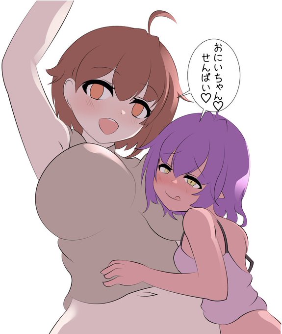 おはようございます!
今日も描くぞー。皆さまも良い1日を👨
アイシャとなづなはけっこう仲良し 