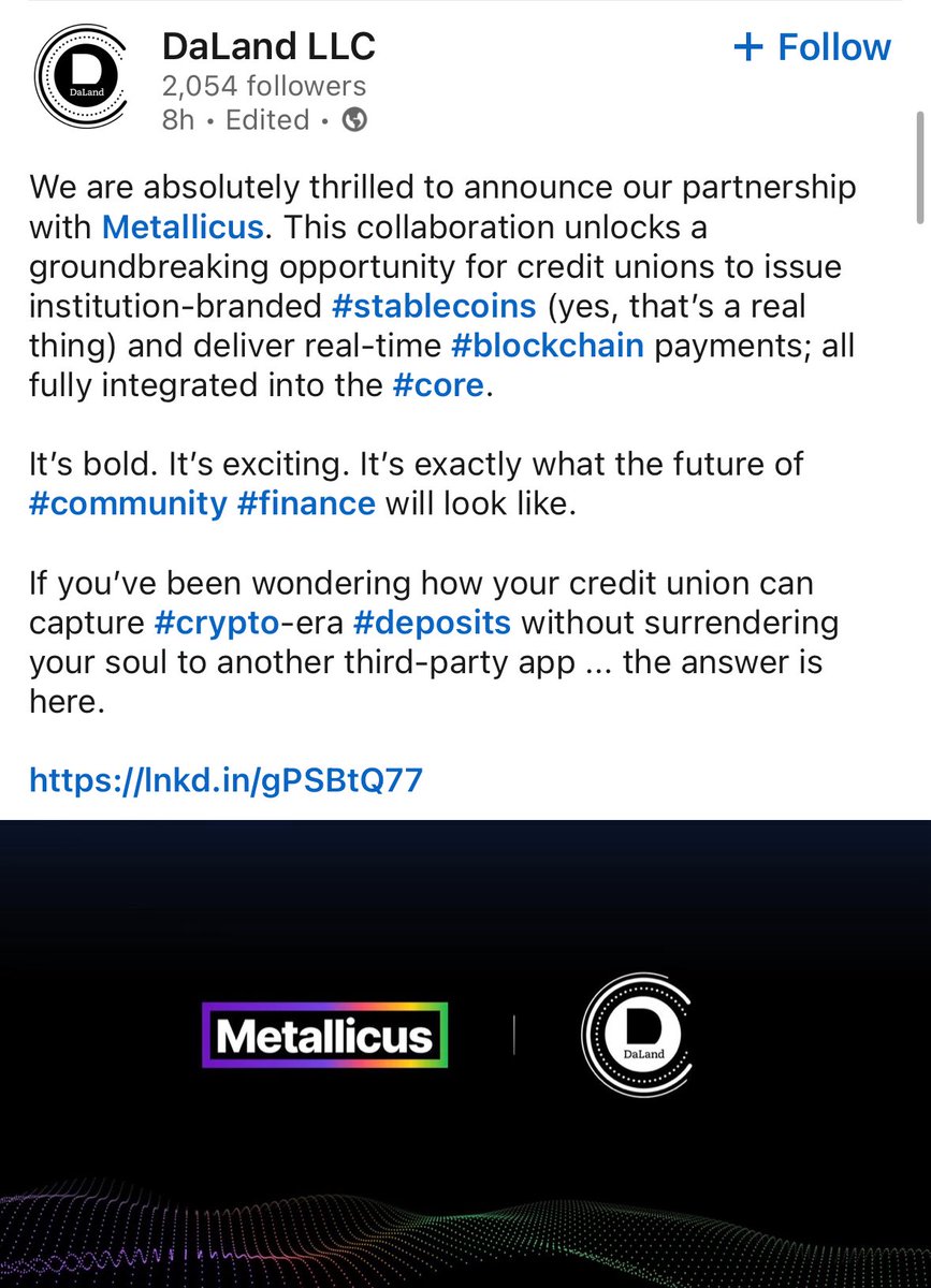 FrankMazza3's tweet image. It’s bold. It’s exciting. It’s here. 😤

@MetalBlockchain @XPRNetwork @MetallicusTDBN