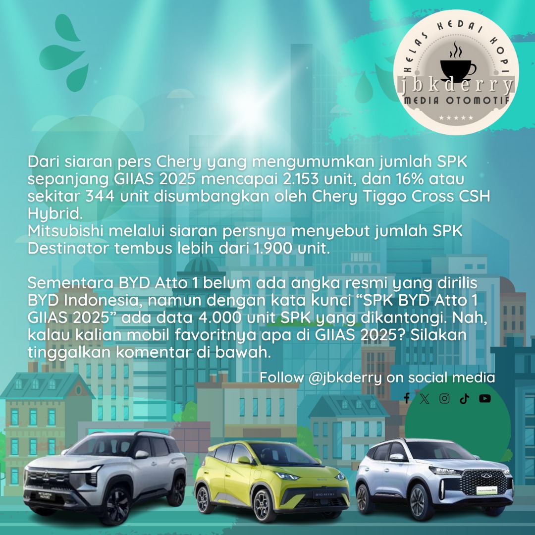 3 Mobil Baru Laris Manis di GIIAS 2025

#giias2025 #bydatto1 #mitsubishidestinator #cherytiggocrosscsh