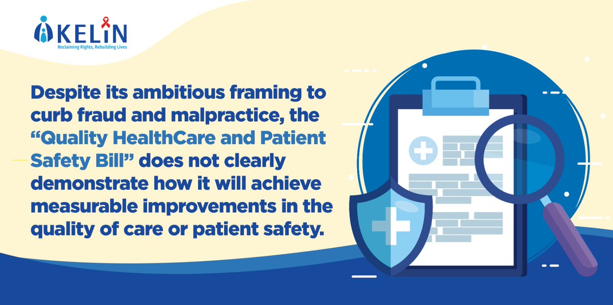 KELINKenya's tweet image. Will the Quality Healthcare and Patient Safety Bill improve patient safety or care quality in real, measurable ways?
Join in for a discussion to unpack this.
Please register here: us06web.zoom.us/meeting/regist…
See you at 4:00pm!