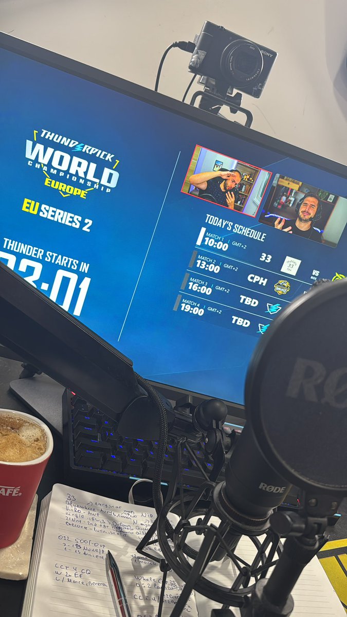 Time for some birthday Counter-Strike with another day of the <a href="/thunderpickco/">Thunderpick</a> EU #2🫡 

NIP Impact - 33
CPH Wolves - m1x

☕️ ✅ 
🎙️ w/ <a href="/ExWarrior_/">Pavlos</a> ✅ 
24 years of progressive balding ✅